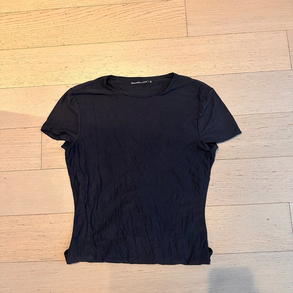 Soft Matte Seemless Tee Bodysuit Black - Picture 1 of 2